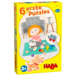 HABA 6 erste Puzzles Haustiere*Kinder Lernspielzeug|Spielzeug Ab 2 Jahre