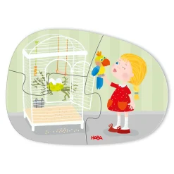 HABA 6 erste Puzzles Haustiere*Kinder Lernspielzeug|Spielzeug Ab 2 Jahre