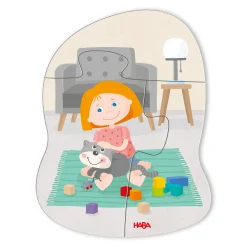 HABA 6 erste Puzzles Haustiere*Kinder Lernspielzeug|Spielzeug Ab 2 Jahre