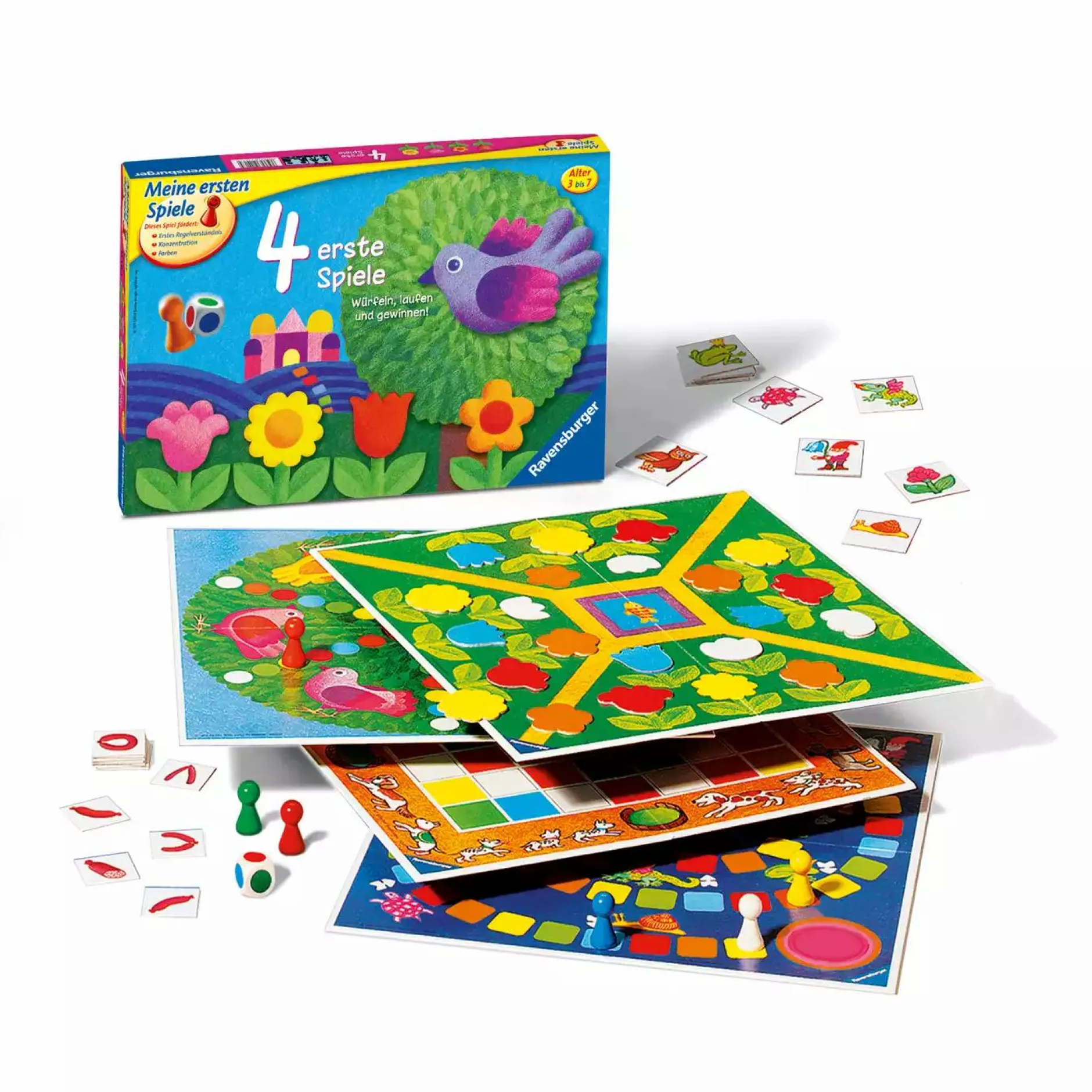 Ravensburger 4 erste Spiele*Kinder Lernspielzeug|Spielzeug Ab 3 Jahren