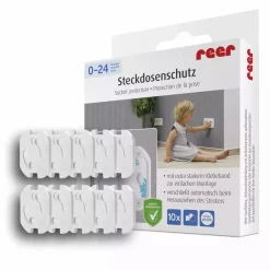reer 10 Stück Steckdosenschutz*Kinder Kindersicherung