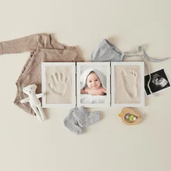 bieco Abdruckset mit Bilderrahmen*Kinder Malen & Kneten