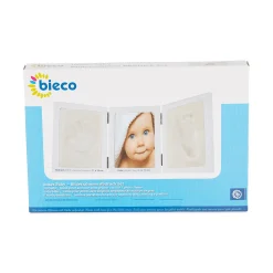 bieco Abdruckset mit Bilderrahmen*Kinder Malen & Kneten