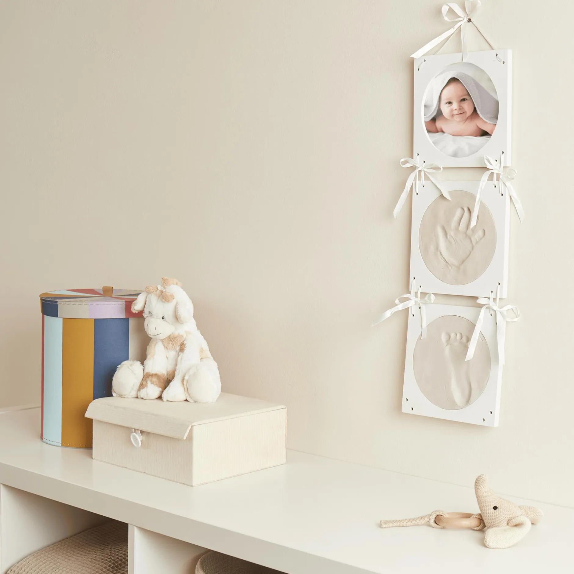 bieco Abdruckset mit Hängebilderrahmen*Kinder Malen & Kneten