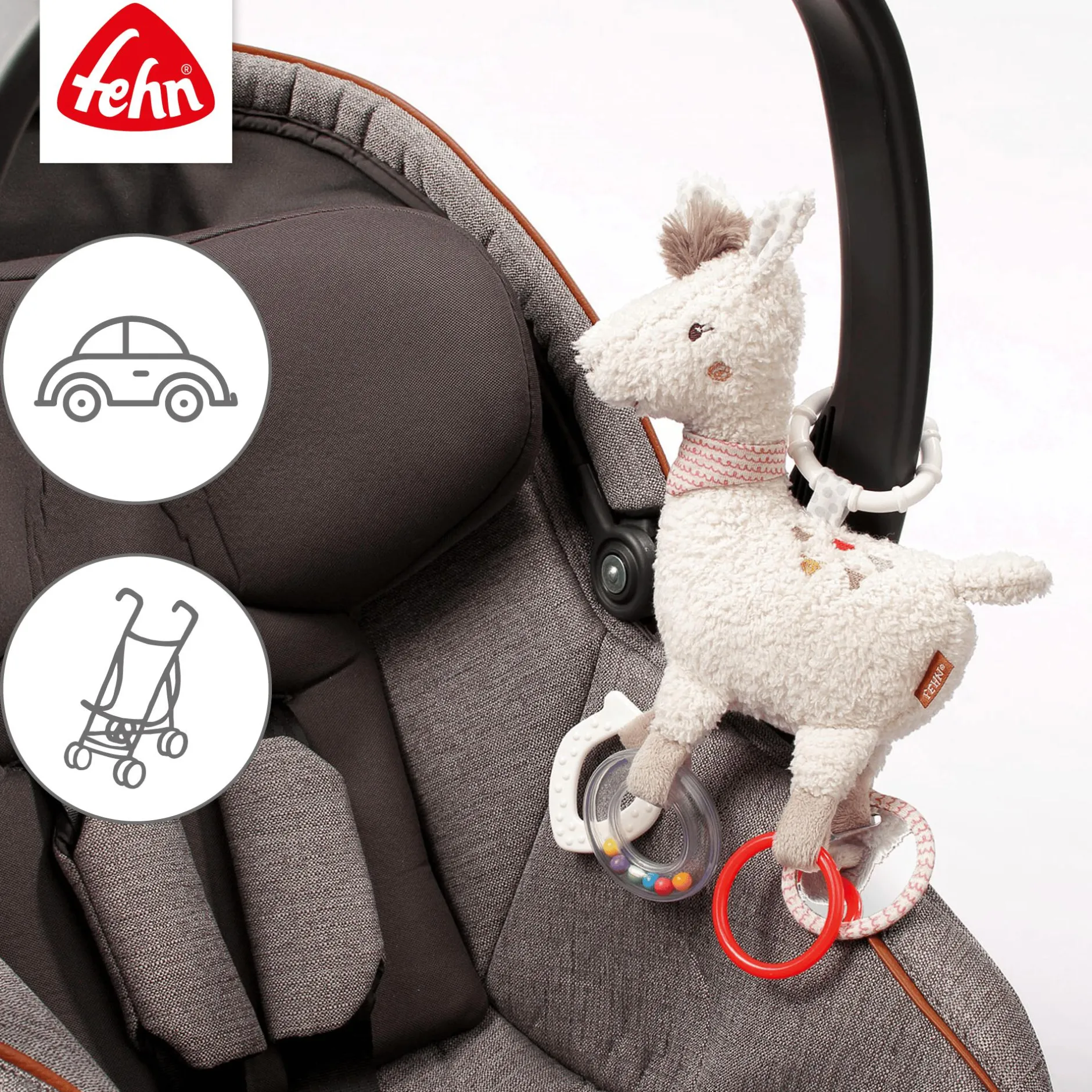 fehn Activity Lama mit Ring* Kuscheltiere