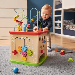goki Activity- und Motorikwürfel XXL*Kinder Holzspielzeug