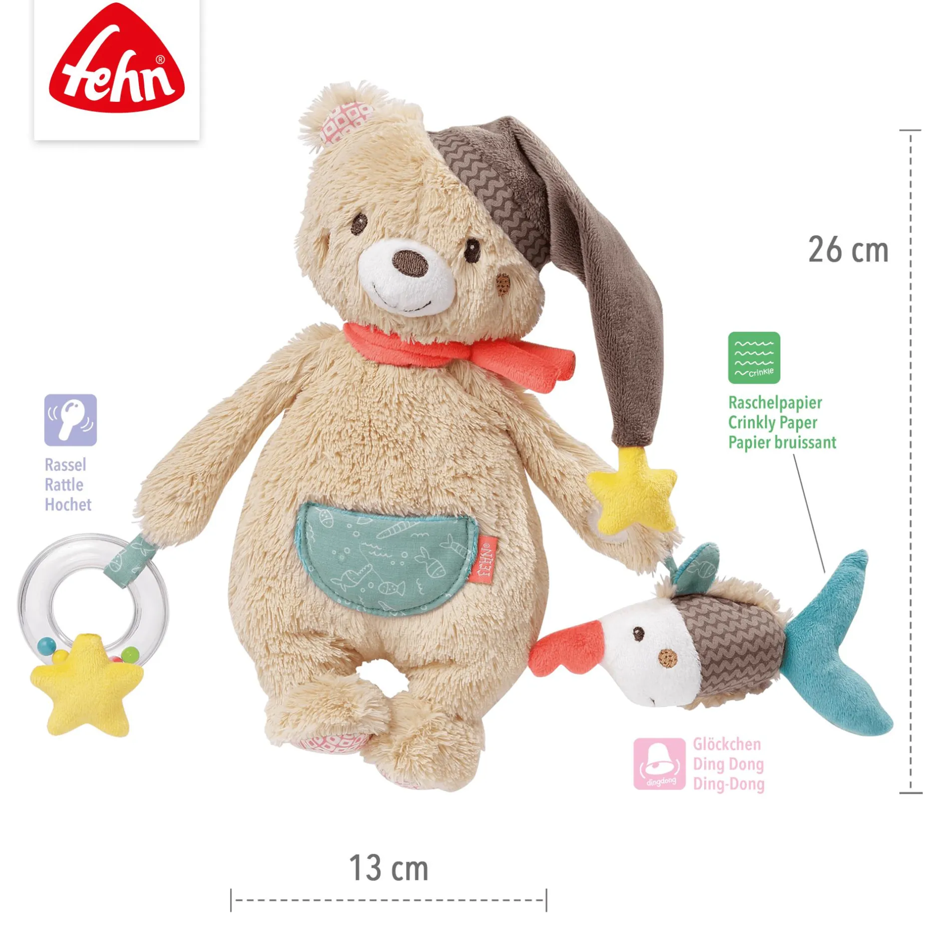 fehn Activity-Bär* Kuscheltiere