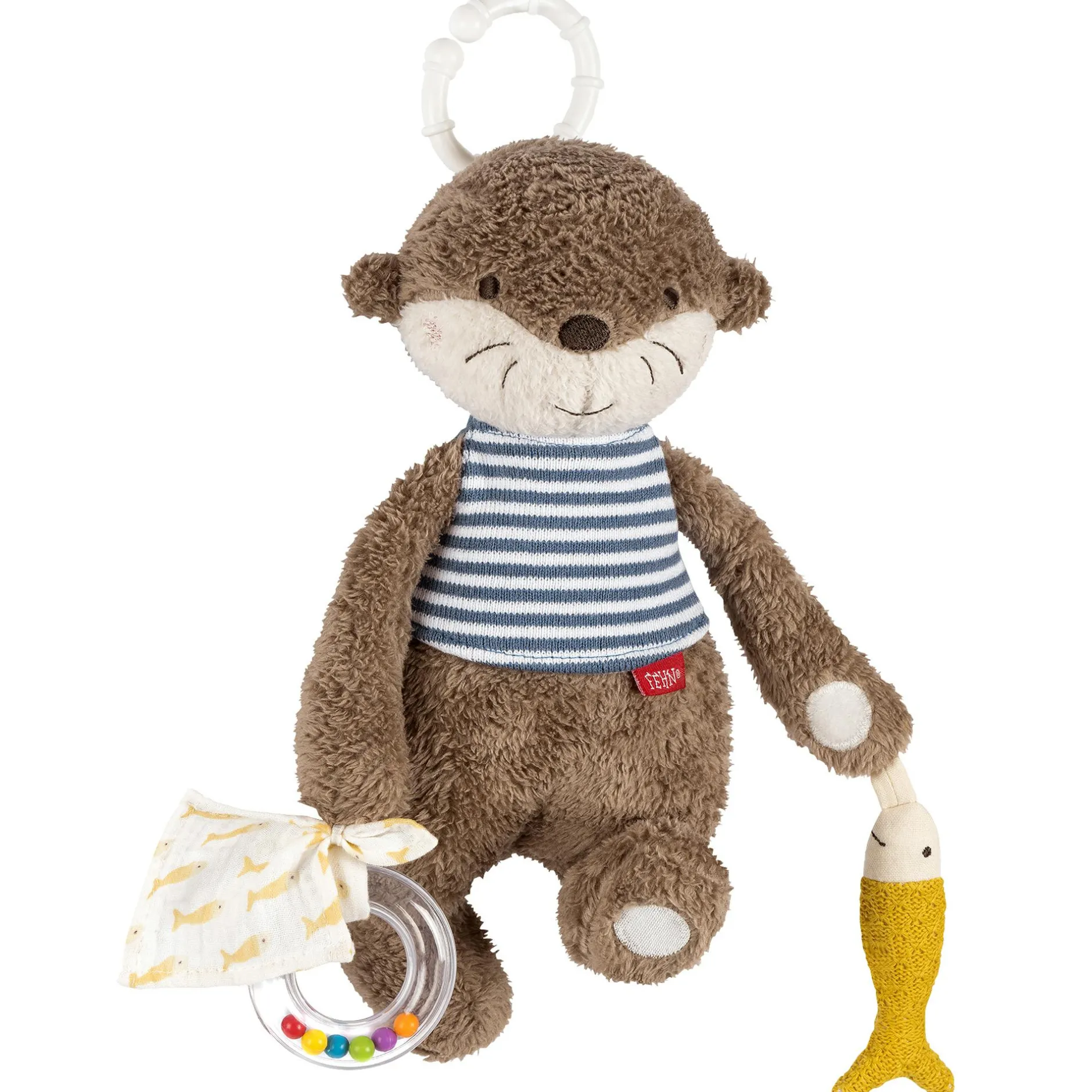 fehn Activity-Otter Theo* Knisterspielzeug & Knistertücher|Rasseln & Greiflinge