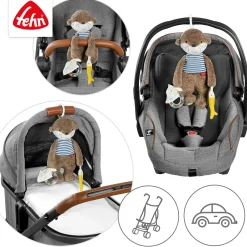 fehn Activity-Otter Theo* Knisterspielzeug & Knistertücher|Rasseln & Greiflinge