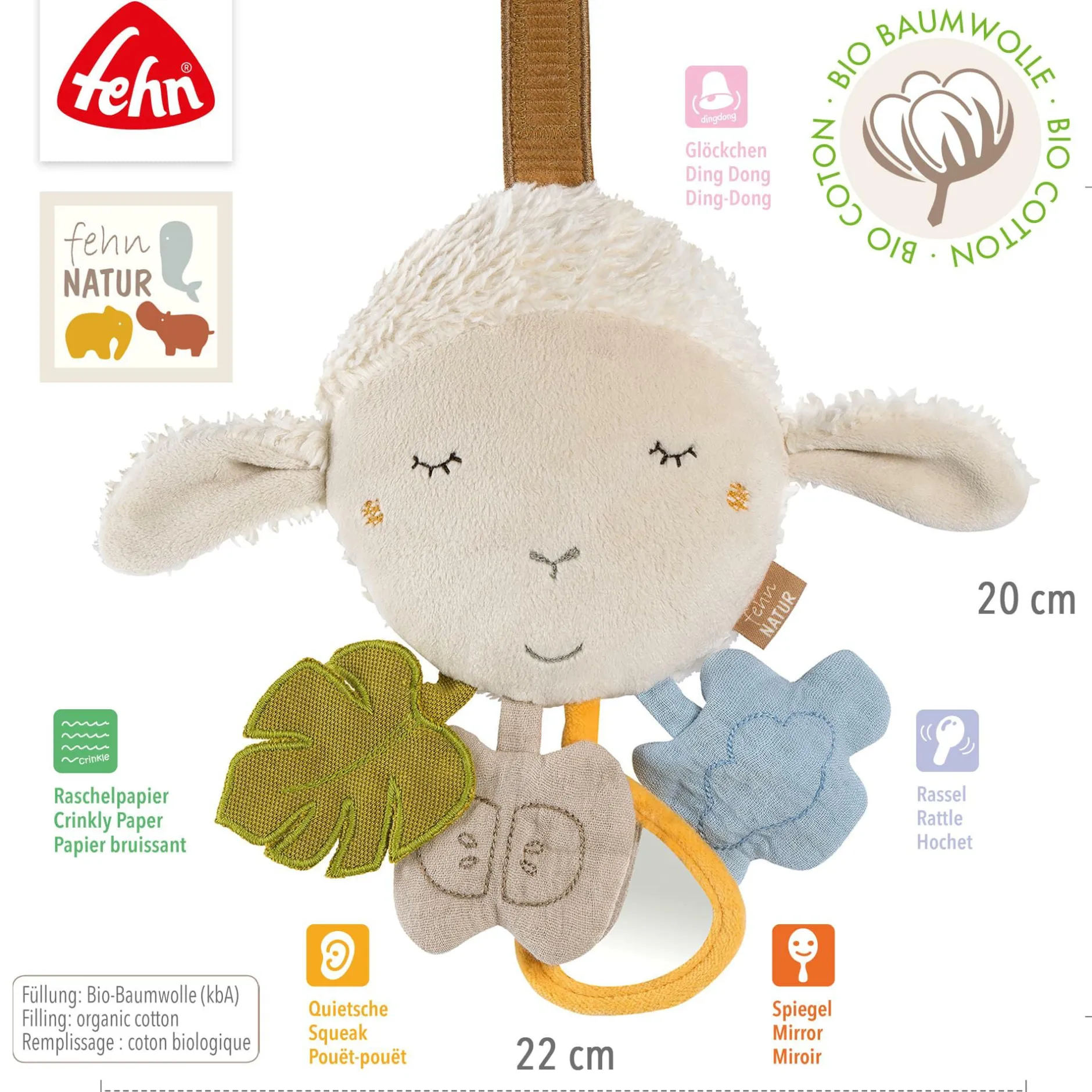 fehn Activity-Schaf* Rasseln & Greiflinge
