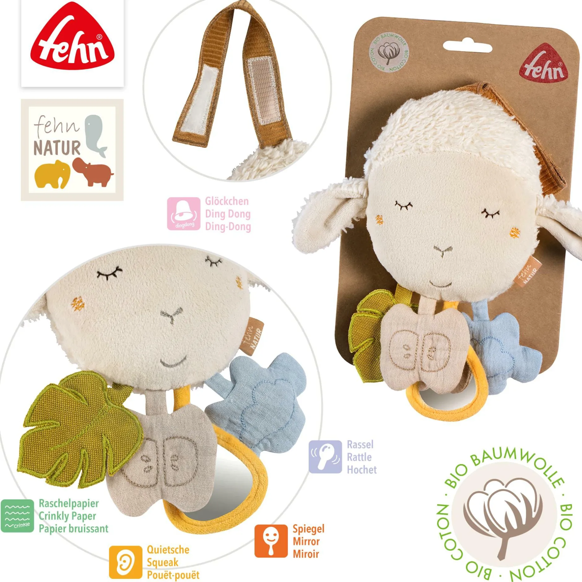 fehn Activity-Schaf* Rasseln & Greiflinge