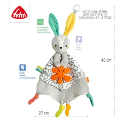 fehn Activity-Schmusetuch Hase* Spieluhren|Schmusetücher