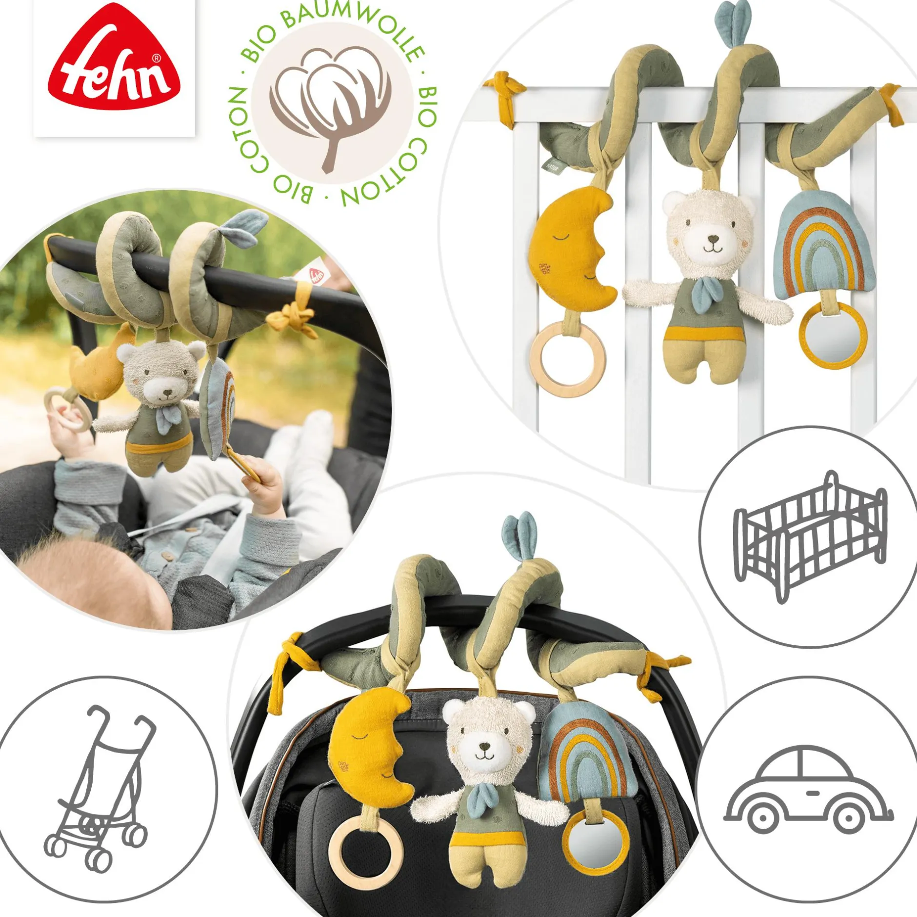 fehn Activity-Spirale Bär* Kuscheltiere