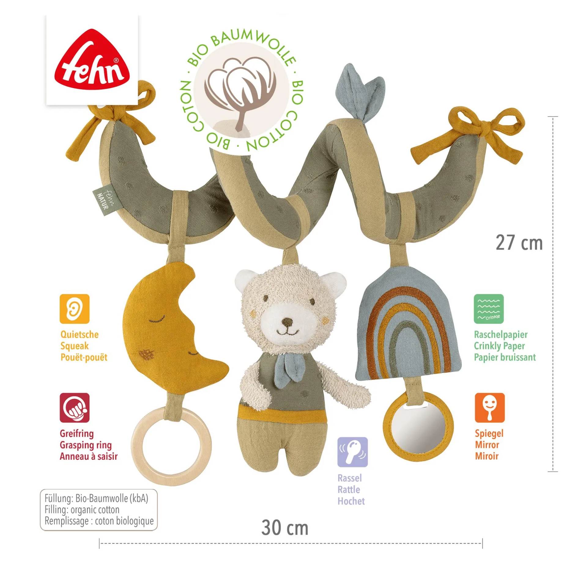 fehn Activity-Spirale Bär* Kuscheltiere