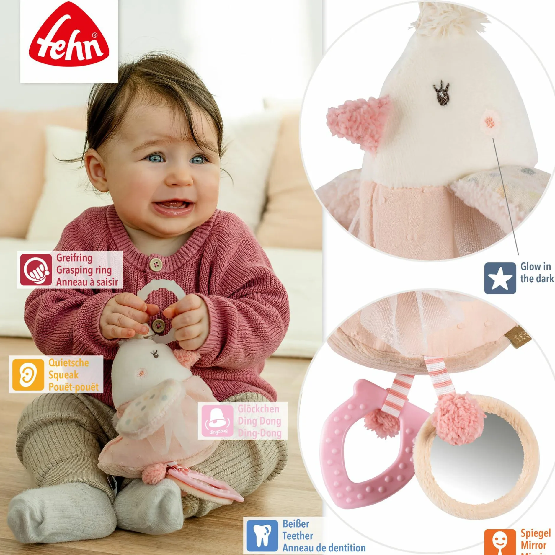 fehn Activity-Vogel* Kuscheltiere