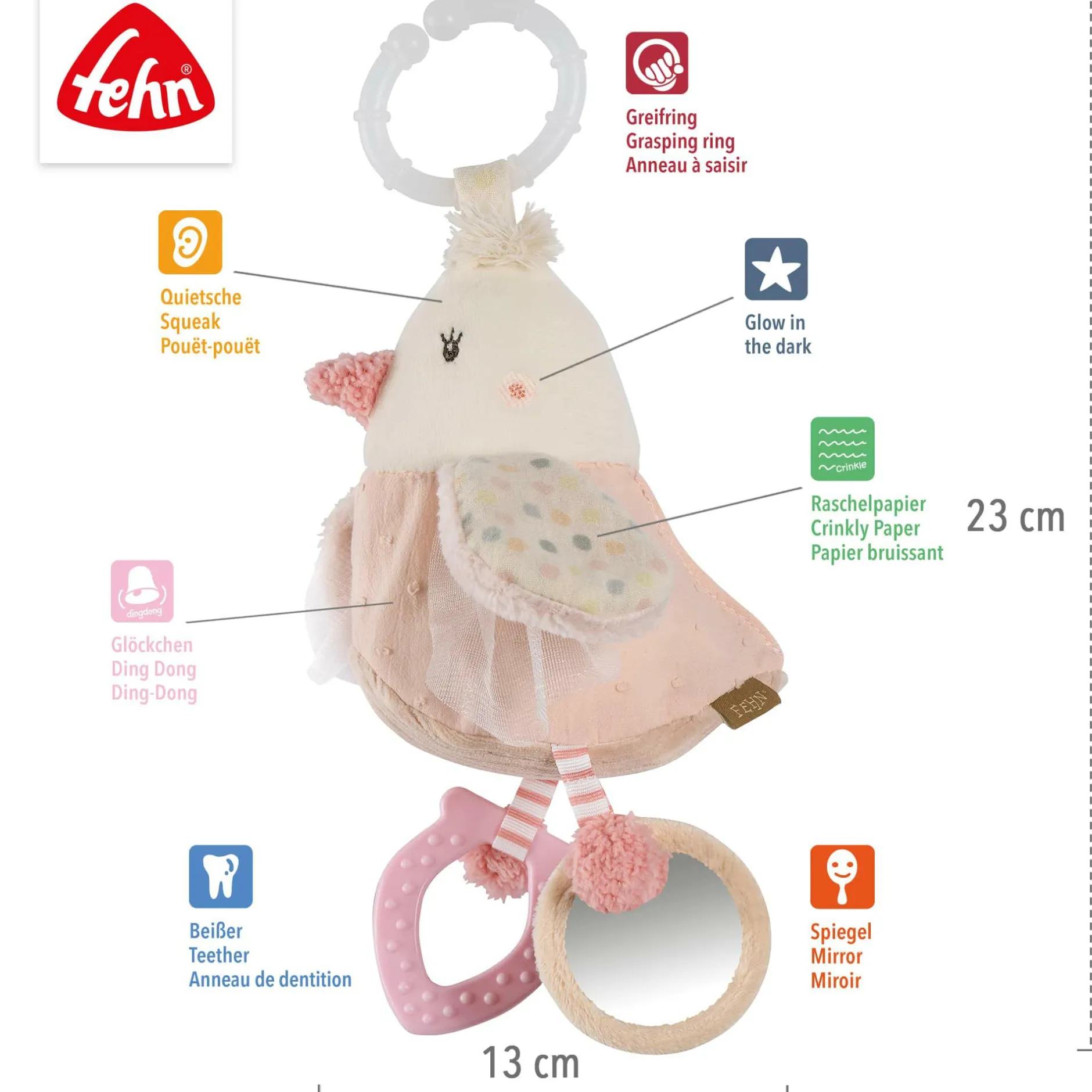 fehn Activity-Vogel* Kuscheltiere