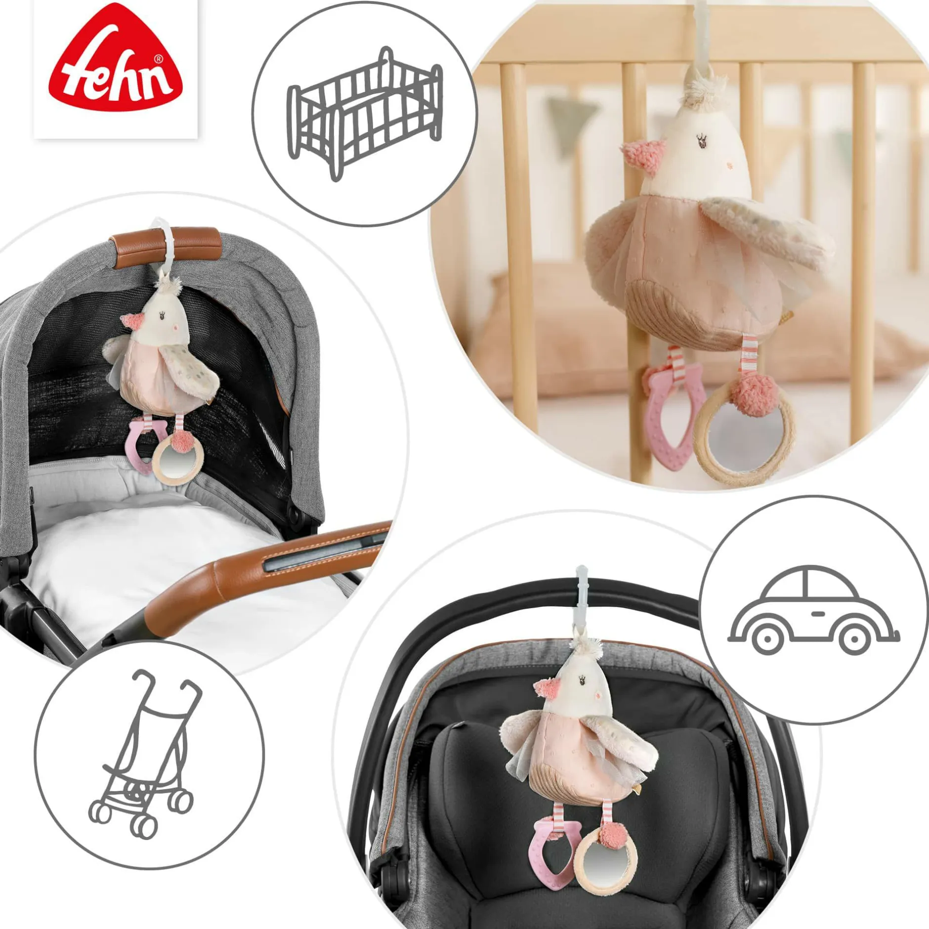fehn Activity-Vogel* Kuscheltiere