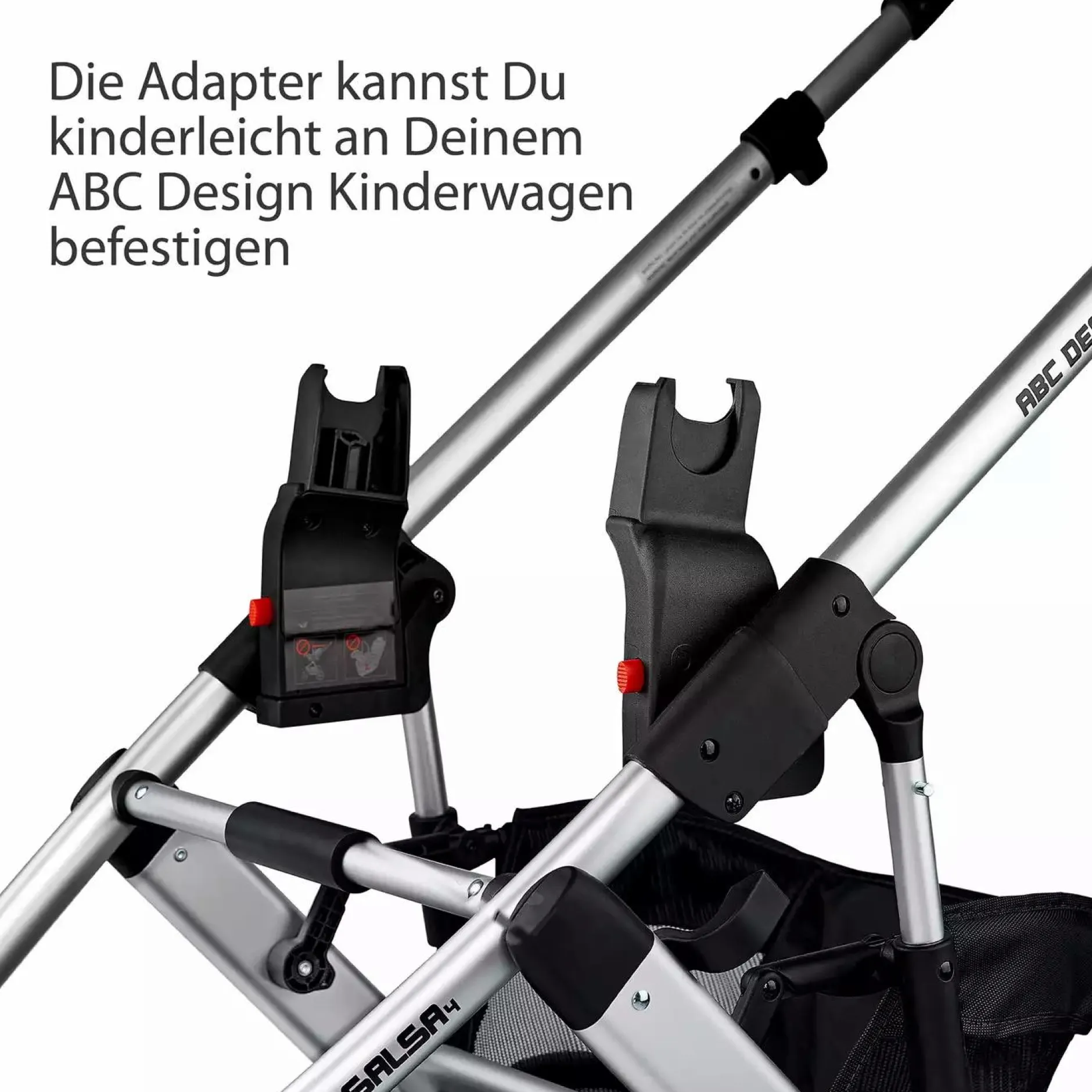 ABC DESIGN Adapter Maxi-Cosi / Cybex / Kiddy / Joie / BeSafe*Kinder Kinderwagen Zubehör