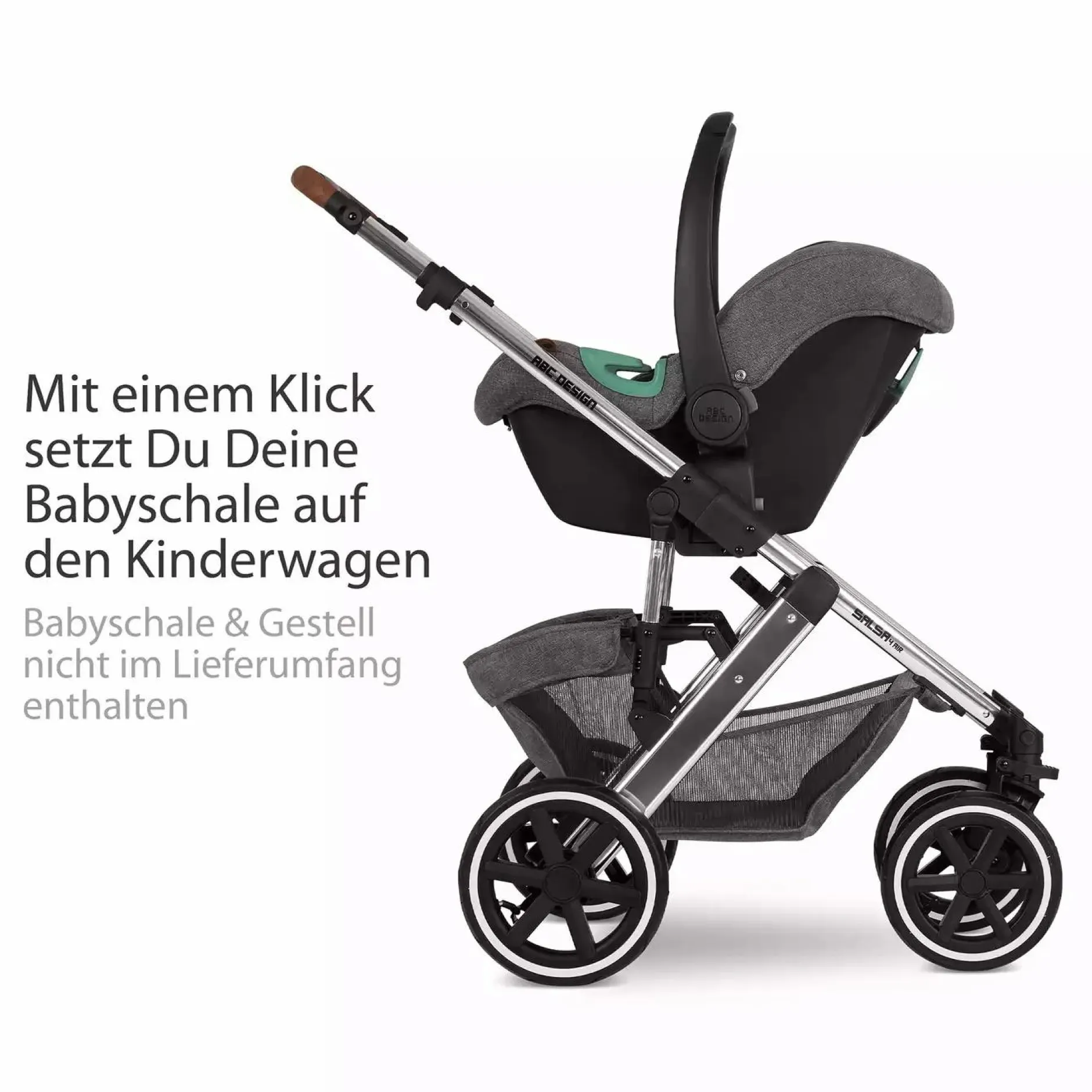 ABC DESIGN Adapter Maxi-Cosi / Cybex / Kiddy / Joie / BeSafe*Kinder Kinderwagen Zubehör