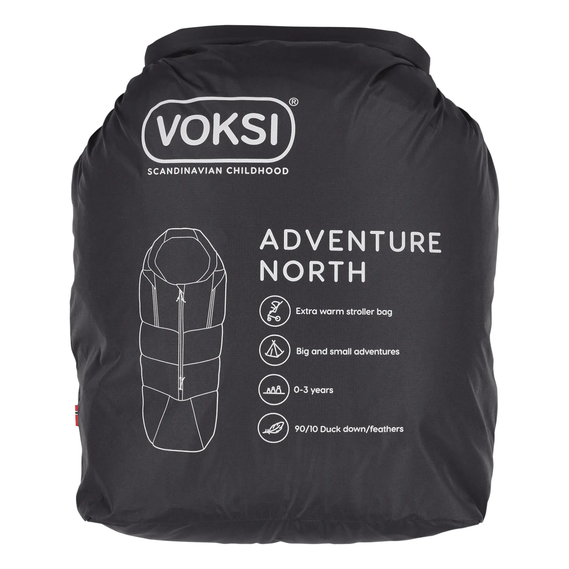 VOKSI Adventure North Black*Kinder Kinderwagen Zubehör