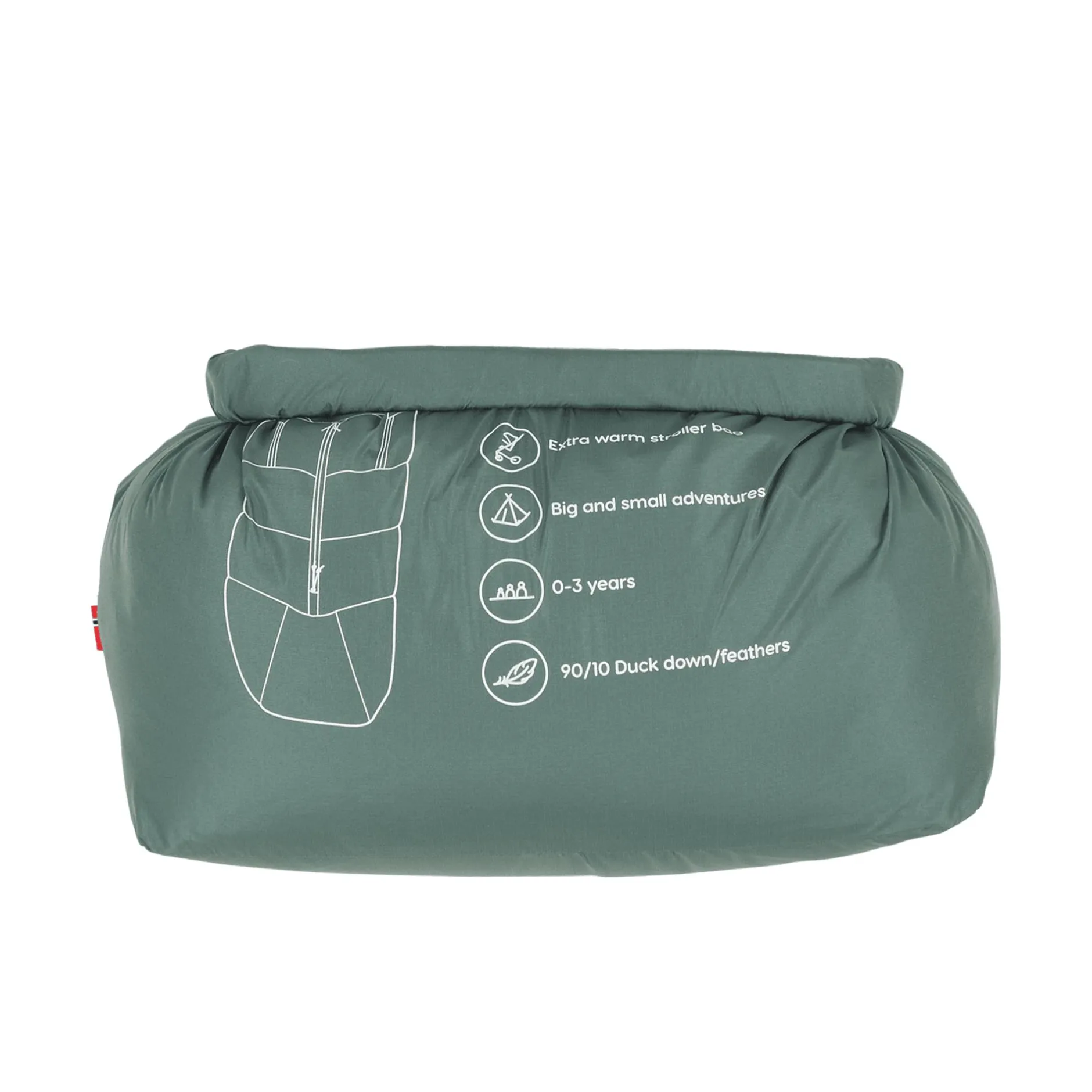 VOKSI Adventure North Dark Sea Green*Kinder Kinderwagen Zubehör