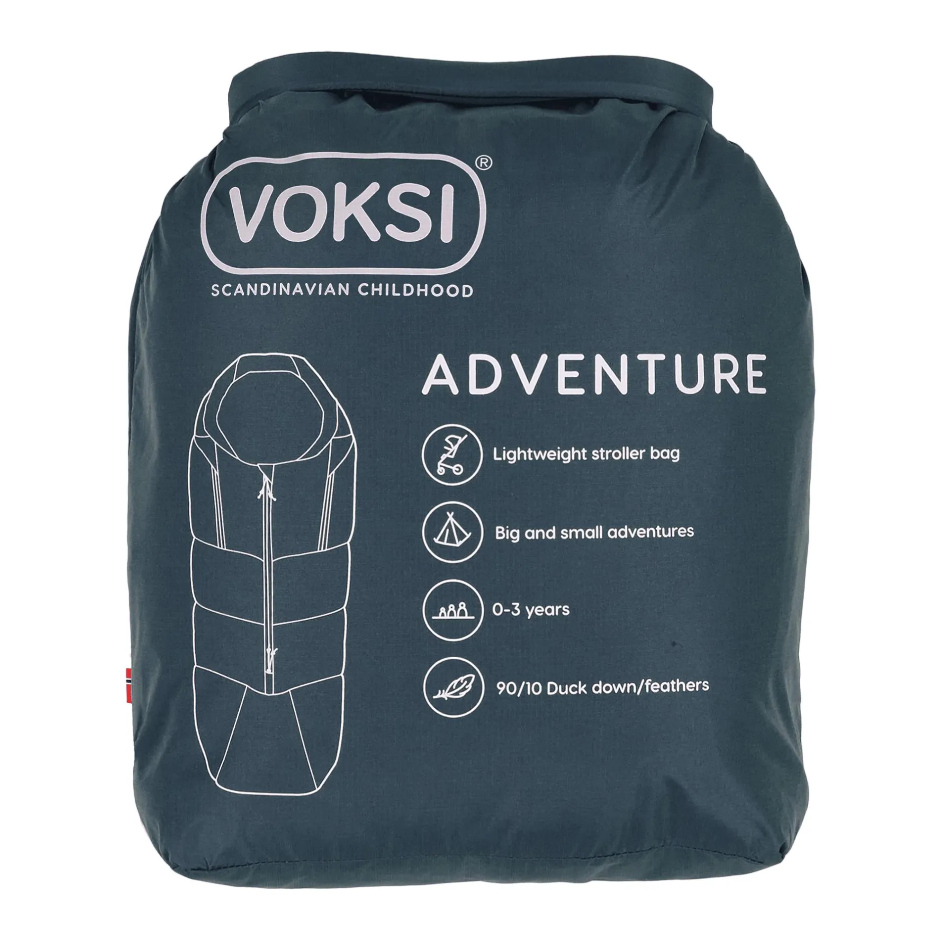 VOKSI Adventure Poppy Blue*Kinder Kinderwagen Zubehör