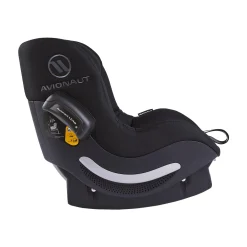 AVIONAUT AeroFIX AirFlow 2.0 C Black*Kinder Kindersitze Isofix|Reboarder 0-18 Kg, Gruppe 0+/1