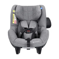 AVIONAUT AeroFIX AirFlow 2.0 C Grey*Kinder Kindersitze Isofix|Reboarder 0-18 Kg, Gruppe 0+/1