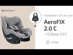 AVIONAUT AeroFIX AirFlow 2.0 C Mint*Kinder Kindersitze Isofix|Reboarder 0-18 Kg, Gruppe 0+/1