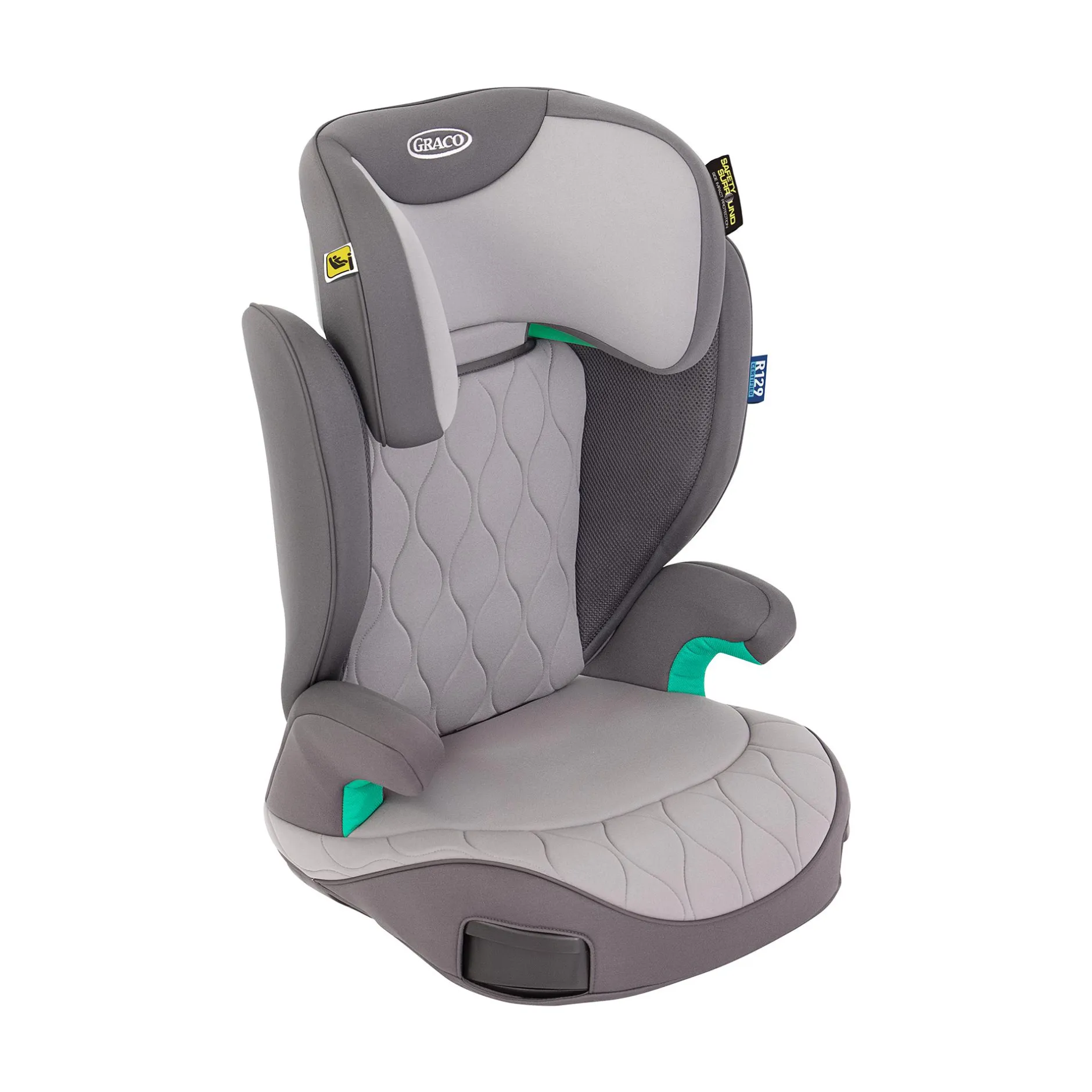 GRACO Affix i-Size R129 Iron*Kinder Kindersitze Isofix|Kindersitze 15-36 Kg, Gruppe 2/3