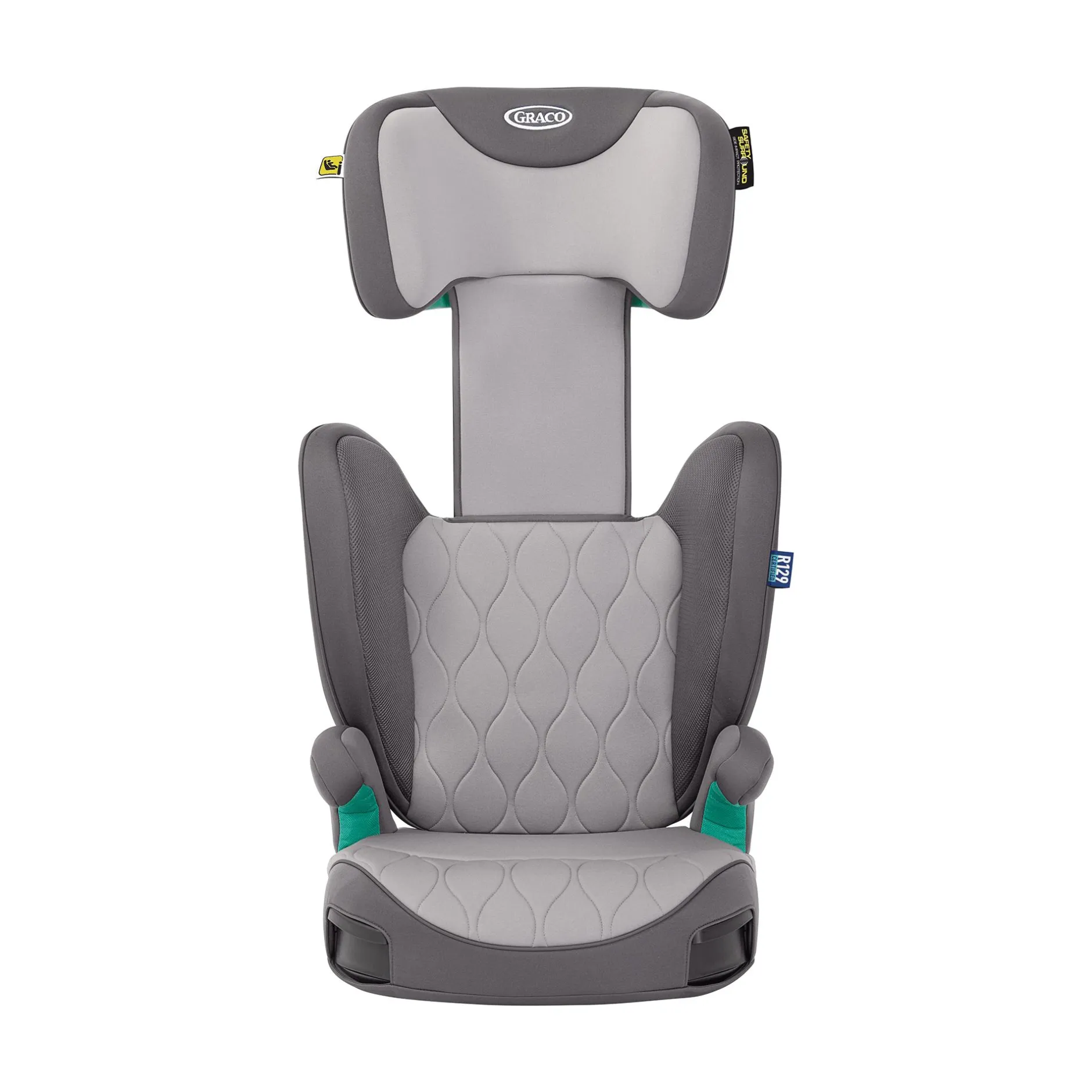 GRACO Affix i-Size R129 Iron*Kinder Kindersitze Isofix|Kindersitze 15-36 Kg, Gruppe 2/3