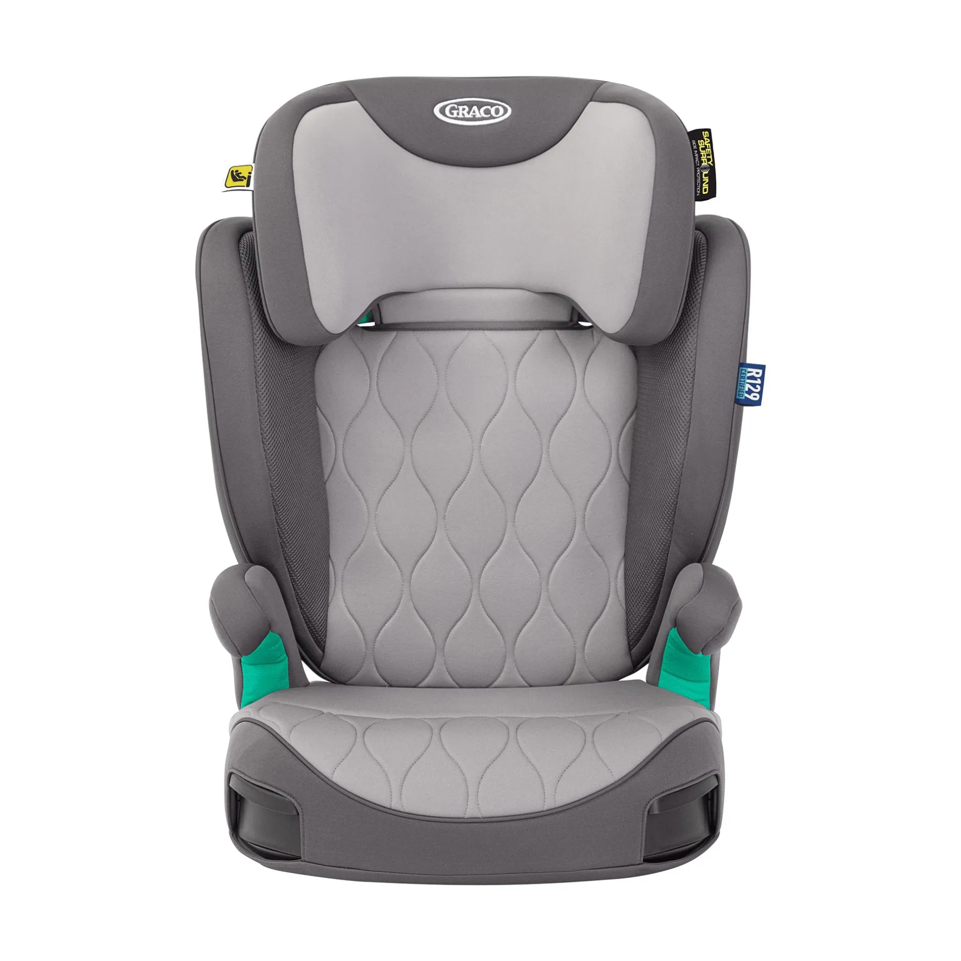 GRACO Affix i-Size R129 Iron*Kinder Kindersitze Isofix|Kindersitze 15-36 Kg, Gruppe 2/3