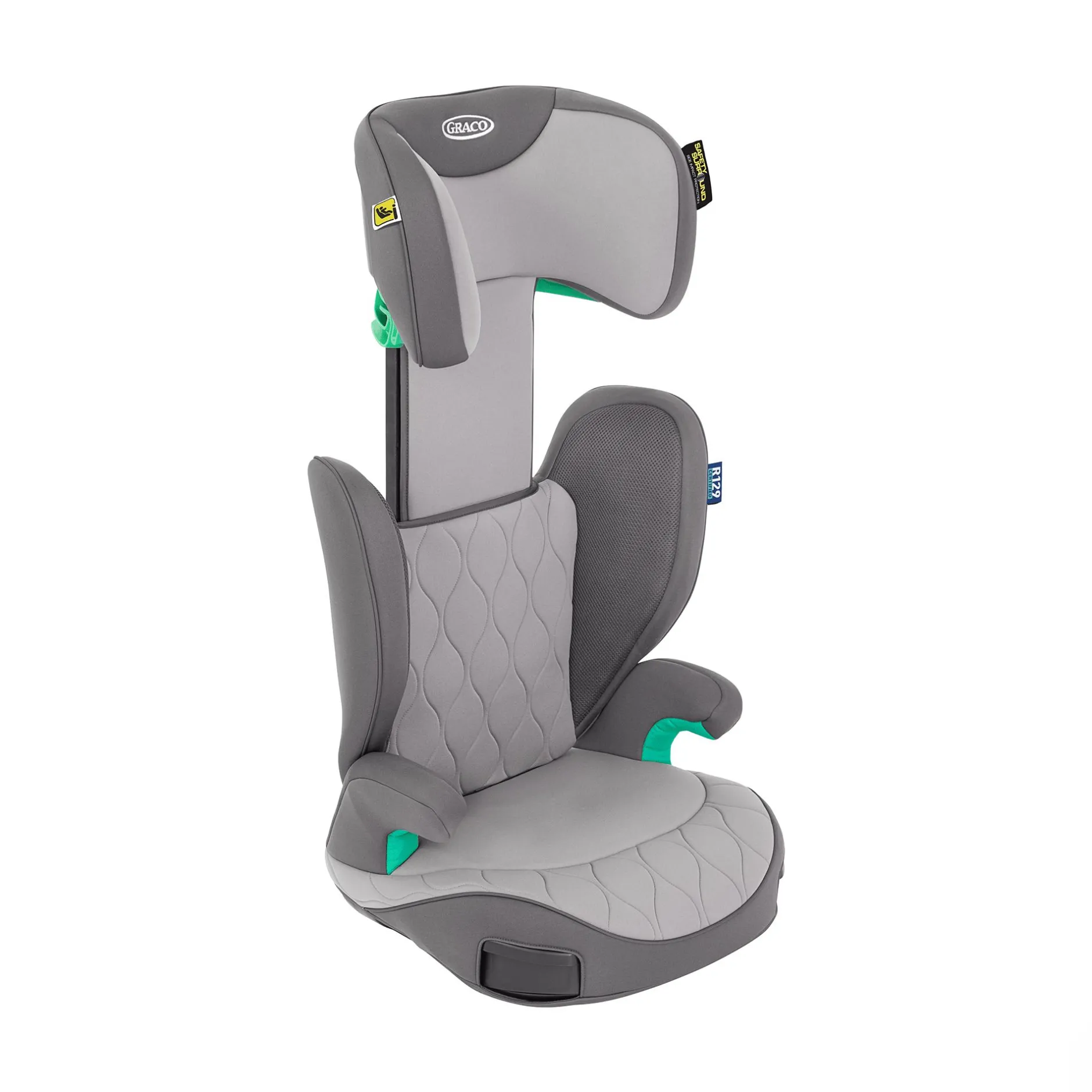 GRACO Affix i-Size R129 Iron*Kinder Kindersitze Isofix|Kindersitze 15-36 Kg, Gruppe 2/3