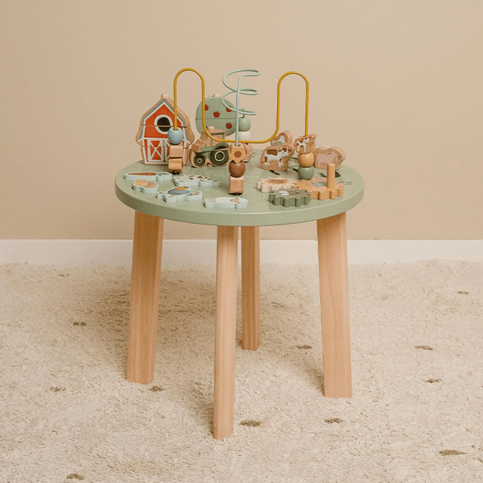 LITTLE DUTCH Aktivitäten-Tisch Little Farm*Kinder Lernspielzeug|Holzspielzeug