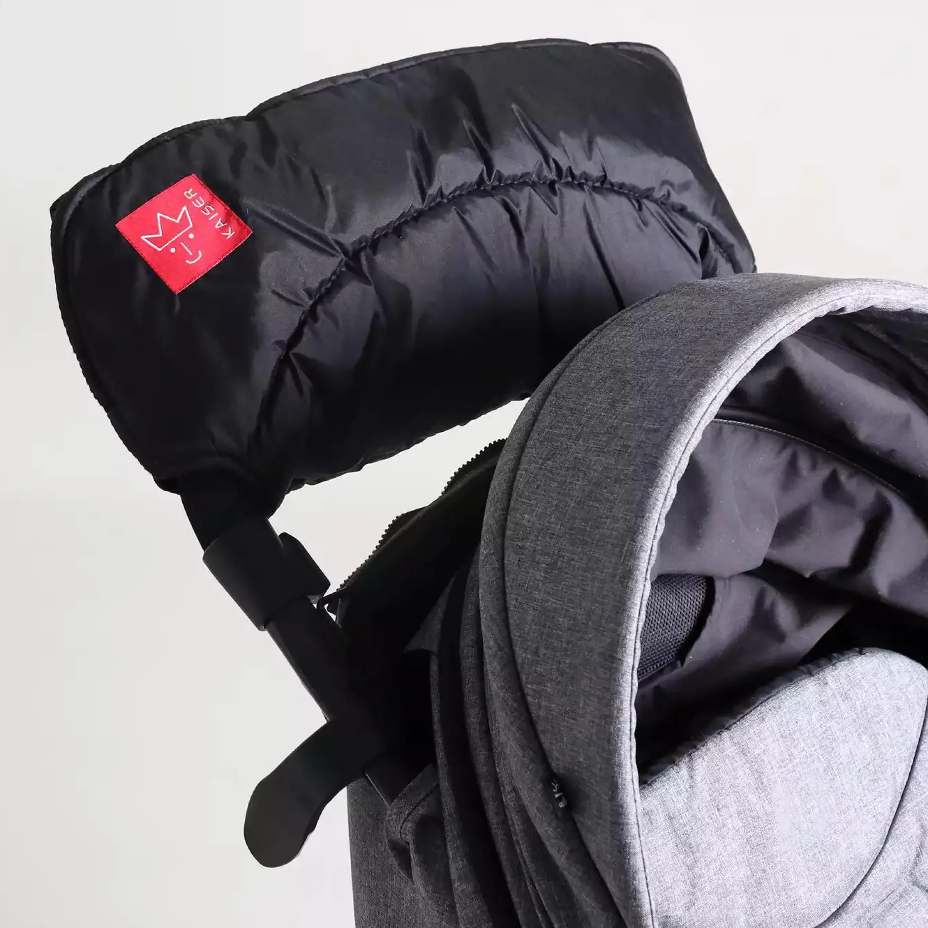 KAISER Alaska Handwärmer Black*Kinder Kinderwagen Zubehör