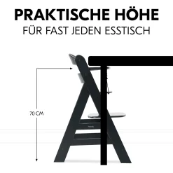 hauck Alpha+ Black* Treppenhochstühle