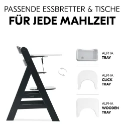 hauck Alpha+ Black* Treppenhochstühle