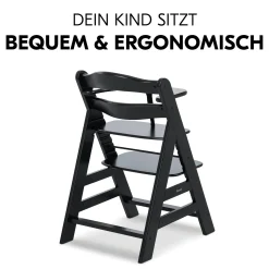 hauck Alpha+ Black* Treppenhochstühle
