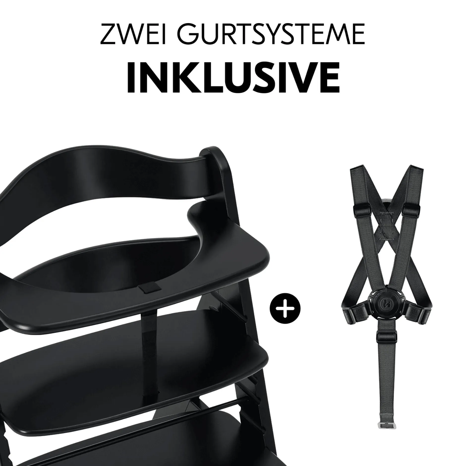 hauck Alpha+ Black* Treppenhochstühle