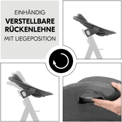 hauck Alpha Bouncer Premium Dark Grey* Hochstuhl Zubehör|Wippen