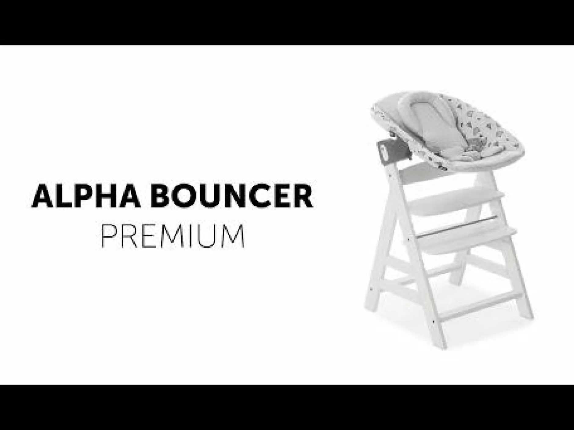hauck Alpha Bouncer Premium Light grey* Hochstuhl Zubehör|Wippen