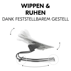 hauck Alpha Bouncer Premium Light grey* Hochstuhl Zubehör|Wippen