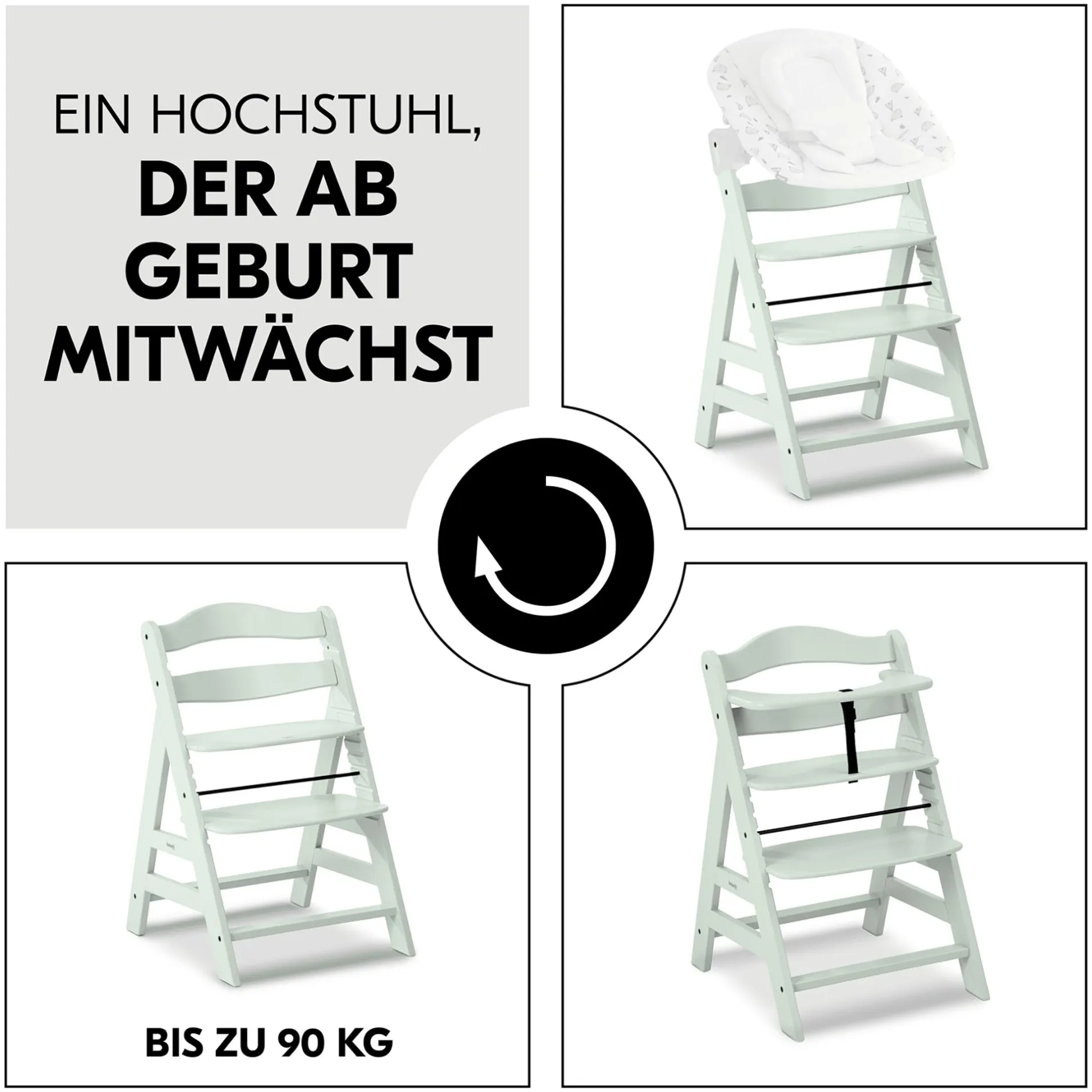 hauck Alpha+ Mint* Treppenhochstühle