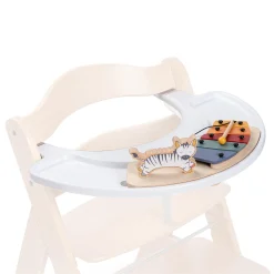 hauck Alpha Play Music Set Zebra inkl. Play Tray White* Hochstuhl Zubehör