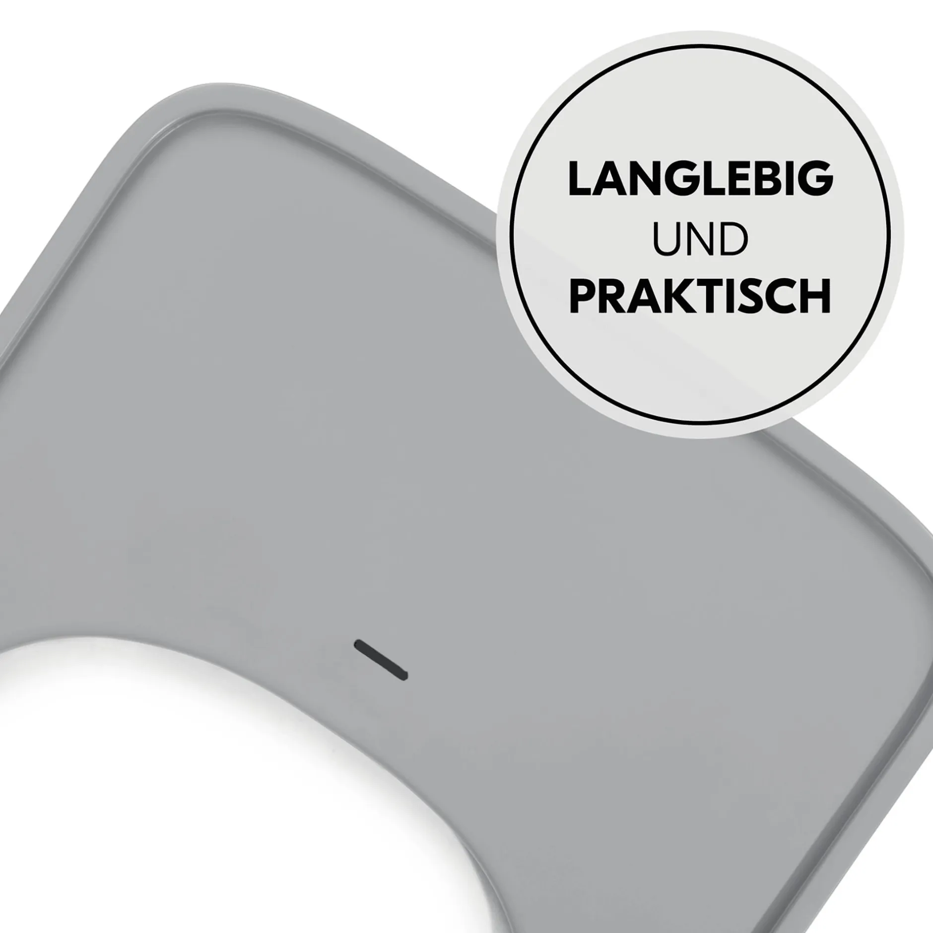 hauck Alpha Wooden Tray Grey* Hochstuhl Zubehör