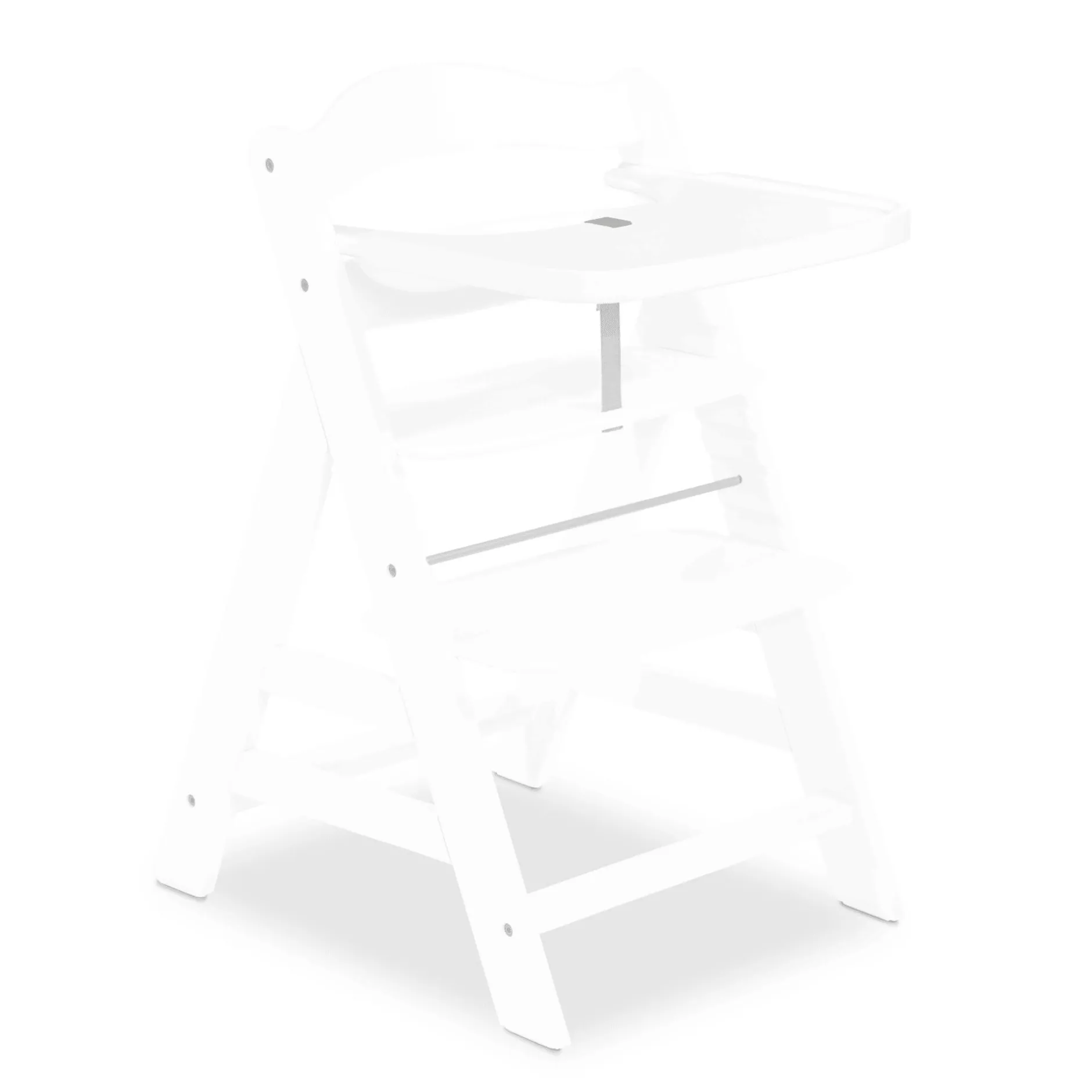 hauck Alpha Wooden Tray White* Hochstuhl Zubehör