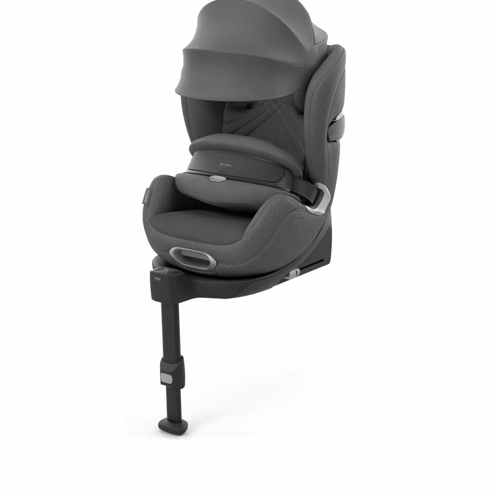 cybex PLATINUM Anoris T2 i-Size Plus Mirage Grey*Kinder Kindersitze Isofix|Kindersitze 9-18 Kg, Gruppe 1