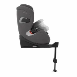 cybex PLATINUM Anoris T2 i-Size Plus Mirage Grey*Kinder Kindersitze Isofix|Kindersitze 9-18 Kg, Gruppe 1