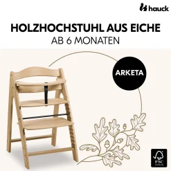 hauck Arketa Oak* Treppenhochstühle