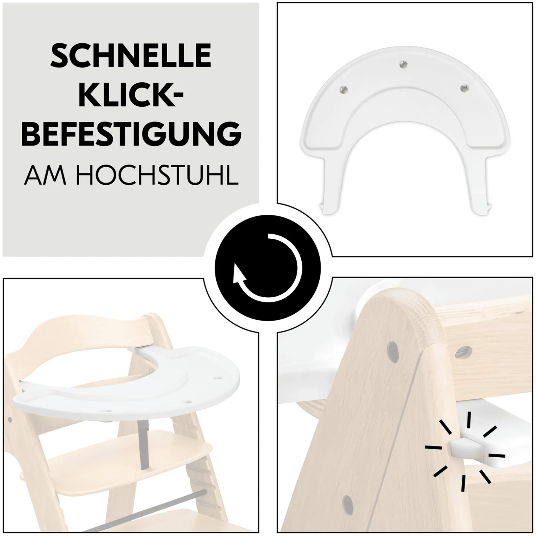 hauck Arketa Play Tray* Hochstuhl Zubehör